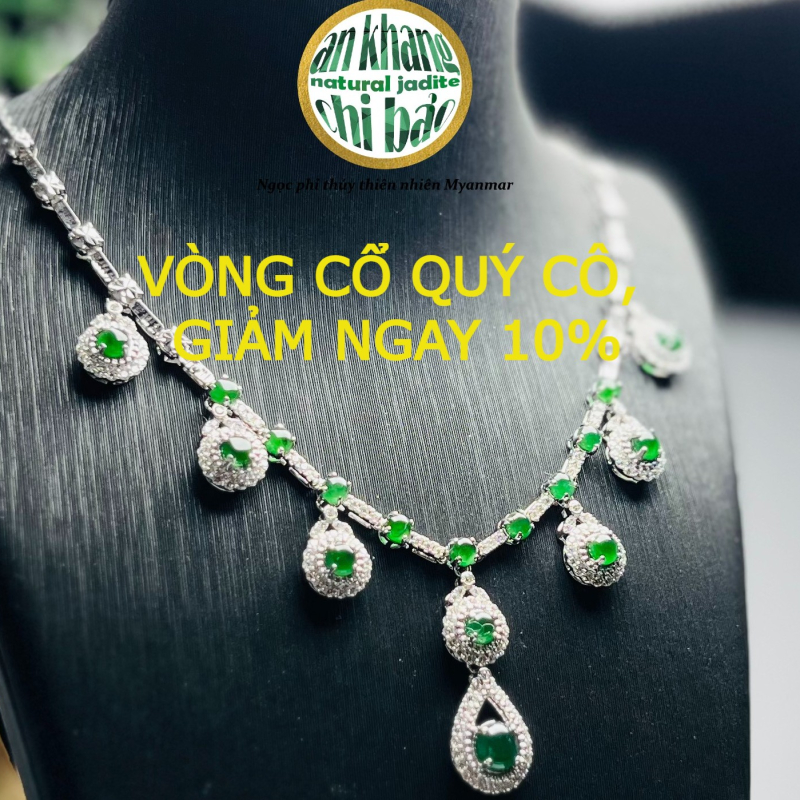 Ngọc phỉ thúy - vòng cổ 